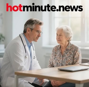 Medico che dialoga con una donna anziana durante un consulto, nel contesto dell’accordo tra medici e