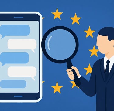 a man in a suit and tie is holding a magnifying magnifying