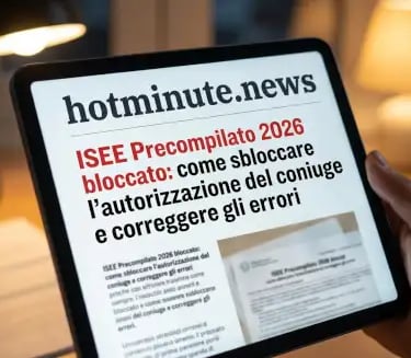 a person holding a tablet computer in front of a news article