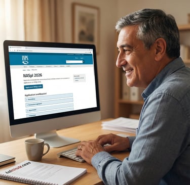 a man sitting at a desk with a computer monitor and a laptop