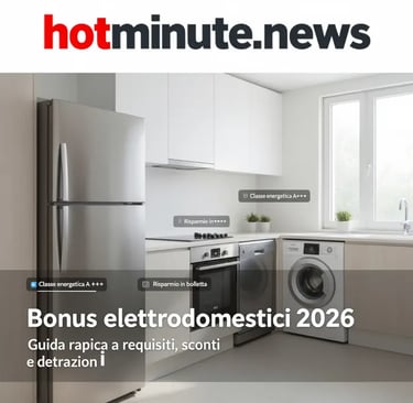 Cucina luminosa e minimalista con elettrodomestici ad alta efficienza energetica: frigorifero, forno