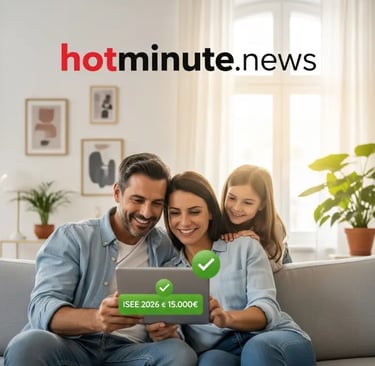 Famiglia italiana che consulta online la guida definitiva ai bonus ISEE 2026 sotto i 15.000 euro per