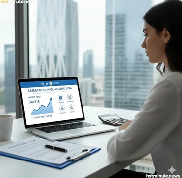 a woman sitting at a desk with a laptop and a calculator