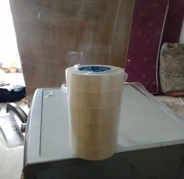 High-quality adhesive tapes and heavy-duty packing materials used by Seemanchal Packers for secure A