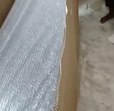Professional multi-layer bubble wrap packing for furniture by Seemanchal Packers and Movers Purnia.