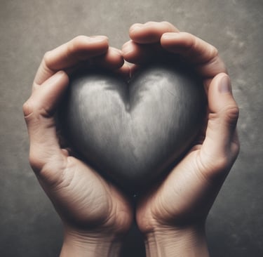 brown and white wooden round frame
