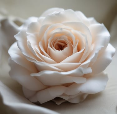 brown and white wooden round frame