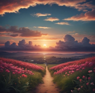 brown and white wooden round frame