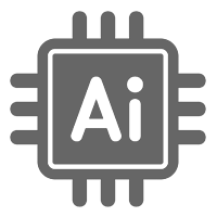 AI systems icon representing artificial intelligence and business decision support.