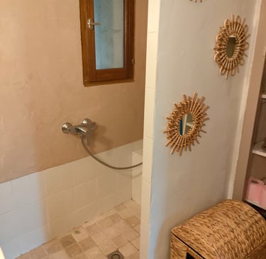 Das Badezimmer in der Mietwohnung