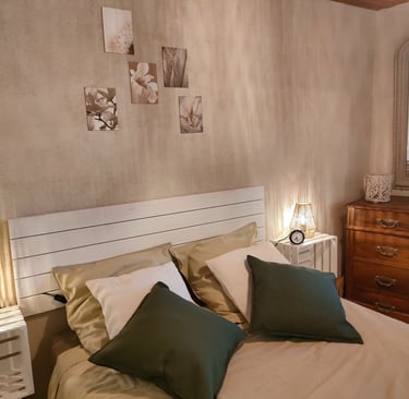 Das Zimmer im charmanten Gästehaus La Maison d'Yvette, Le Barroux, Provence