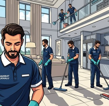 تنظيف فلل فاخرة في الباحة – تميز في كل تفصيل