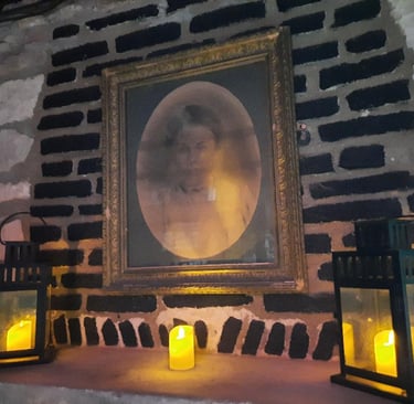 À l'intérieur de la boutique de magie dans la salle d'évasion