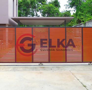 kayar güvenlik kapısı, okul kapısı, güvenlik kapısı, site kapısı