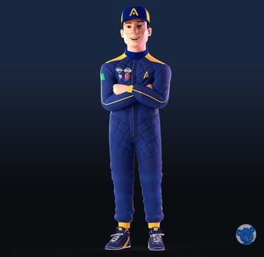 personagem 3D e mascote 3D