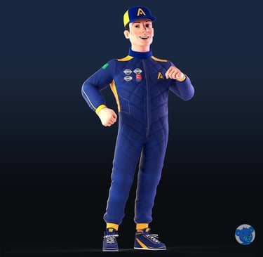 personagem 3D e mascote 3D