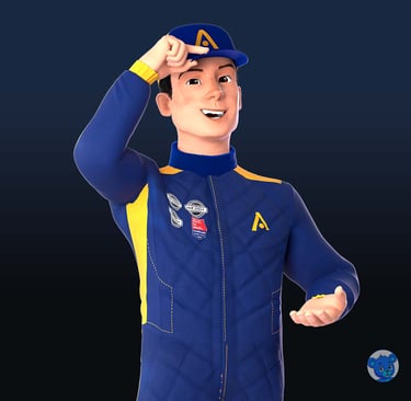 mascote 3D e personagem 3D