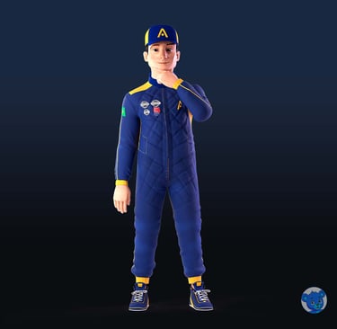 personagem 3D e mascote 3D