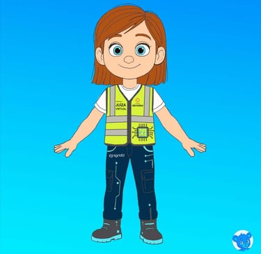 mascote 3D e personagem 3D