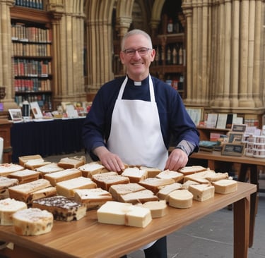 brown gift box with pink ribbon