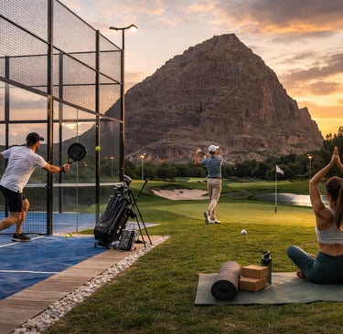 tours deportivos en Jordania con experiencias de pádel, yoga, golf y experiencias premium en Exclusive Jordan