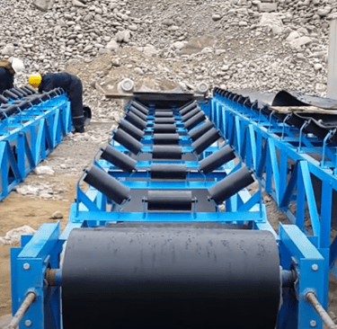 Belt Conveyor Systems, Rollers, Idlers, Pulley, Conveyor Belt