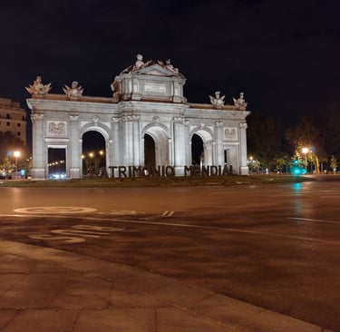 Patrimonio mundial -noche -  Madrid