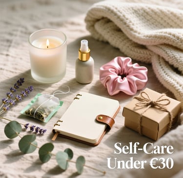 a book with a candle and a candle on a bed