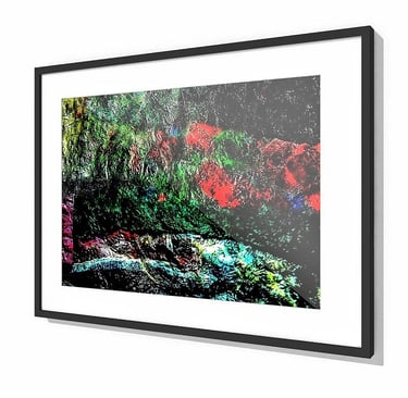 Textured collage frame print for best texture home decor on mipic