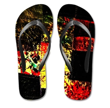 Metallic slipper sandal 