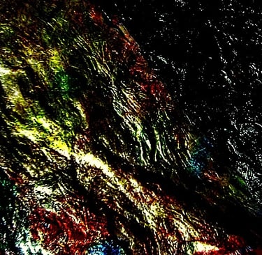 Recycled plastic texture dark double exposure photo edited