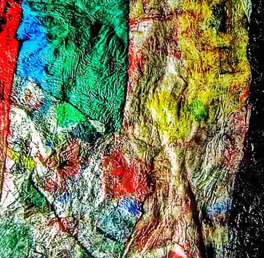 Recycled plastic collage textured photo stock for best textured color