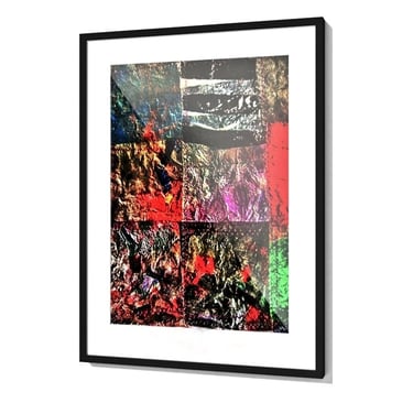 Recycle plastic ironed patchwork image 