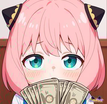 Anya Forger fake Money