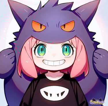 Anya Forger y Gengar