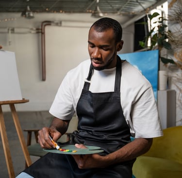 Palette de compétences de Ruben, fondateur et artiste de Mers Media.