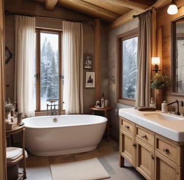 "Luxury Master Bath Remodel – Fraser, CO" A complete bathroom renovation featuring custom tile work 