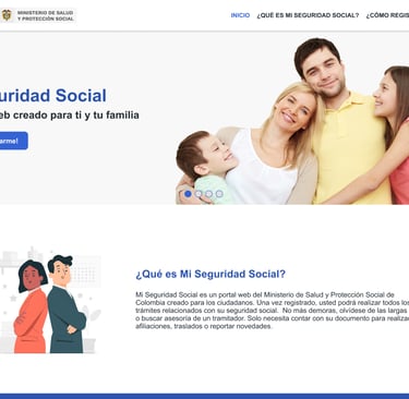 Mi seguridad social design