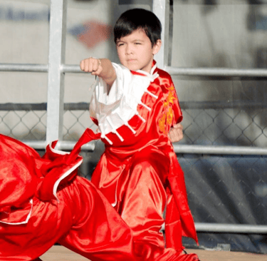 a very young K7 performing on Las Vegas stage for Chinese New Year