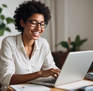 grayscale photo of person using MacBook
