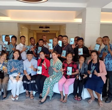 a group of people posing for a picture