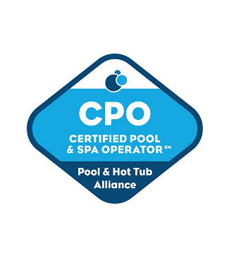 Certified Pool & Spa Operator (CPO) by the Pool & Hot Tub Alliance.