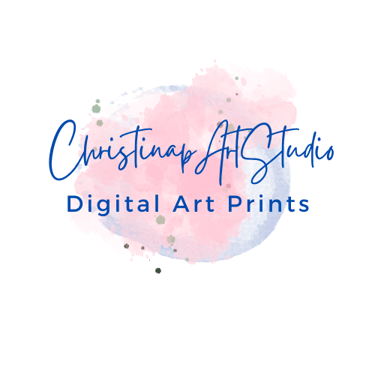 Logo of ETSY Store ChristinapArtStudio Digital Art Prints