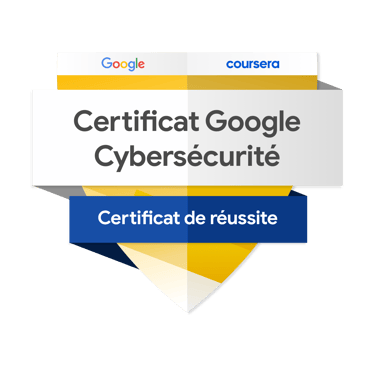 Certificat Google cybersecurity professional