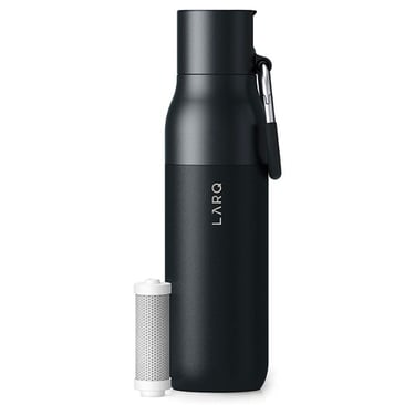 LARQ Bottle Filtered - Botella de agua aislada de acero inoxidable