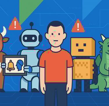 5 erreurs fatales en création de mascotte d'entreprise : objectifs flous, stéréotypes culturels, storytelling manquant, desig