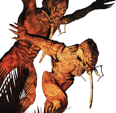 Max von FAFNER concept art for monsters from the comic book Conan