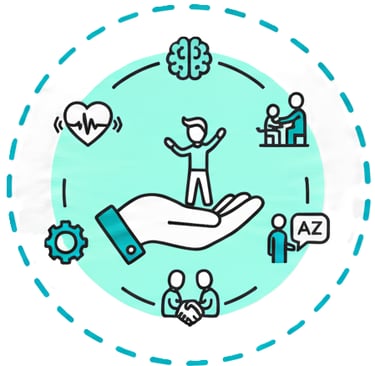 Terapia ocupacional, fonoaudiología y terapia cognitivo conductual