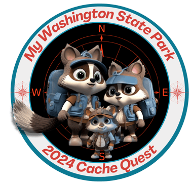 Washington State Park Geocache Quest for Kids