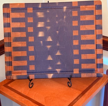 End Grained Cutting board Walnut, Maple and Cherry